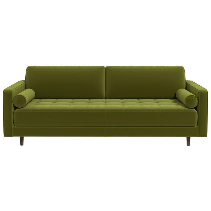 Daphne Pistachio Green Velvet Sofa