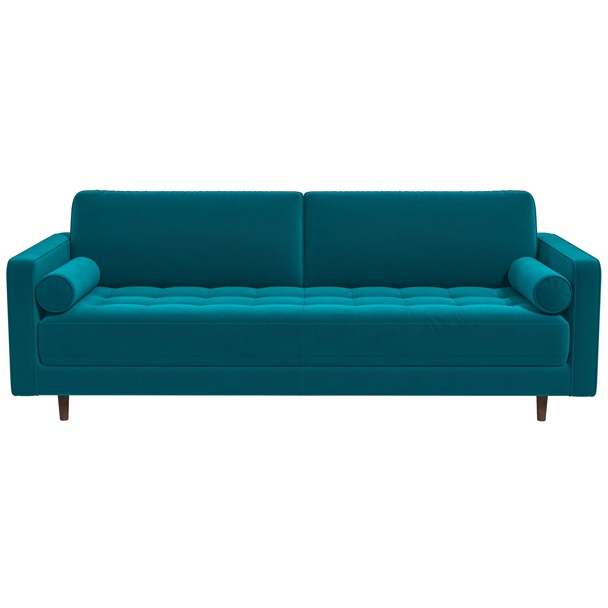 Daphne Teal Velvet Sofa - MidinMod