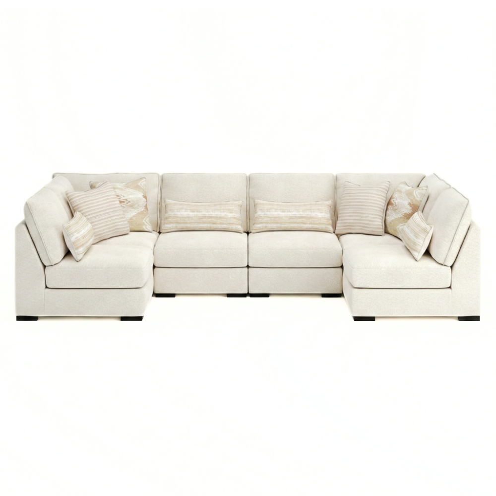 Donelson Creek 6-Piece Modular Sectional | High-Performance Nuvella™ Seating