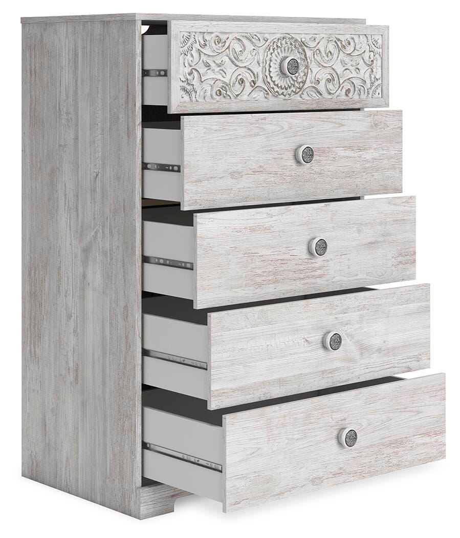 Paxberry Five Drawer Dresser