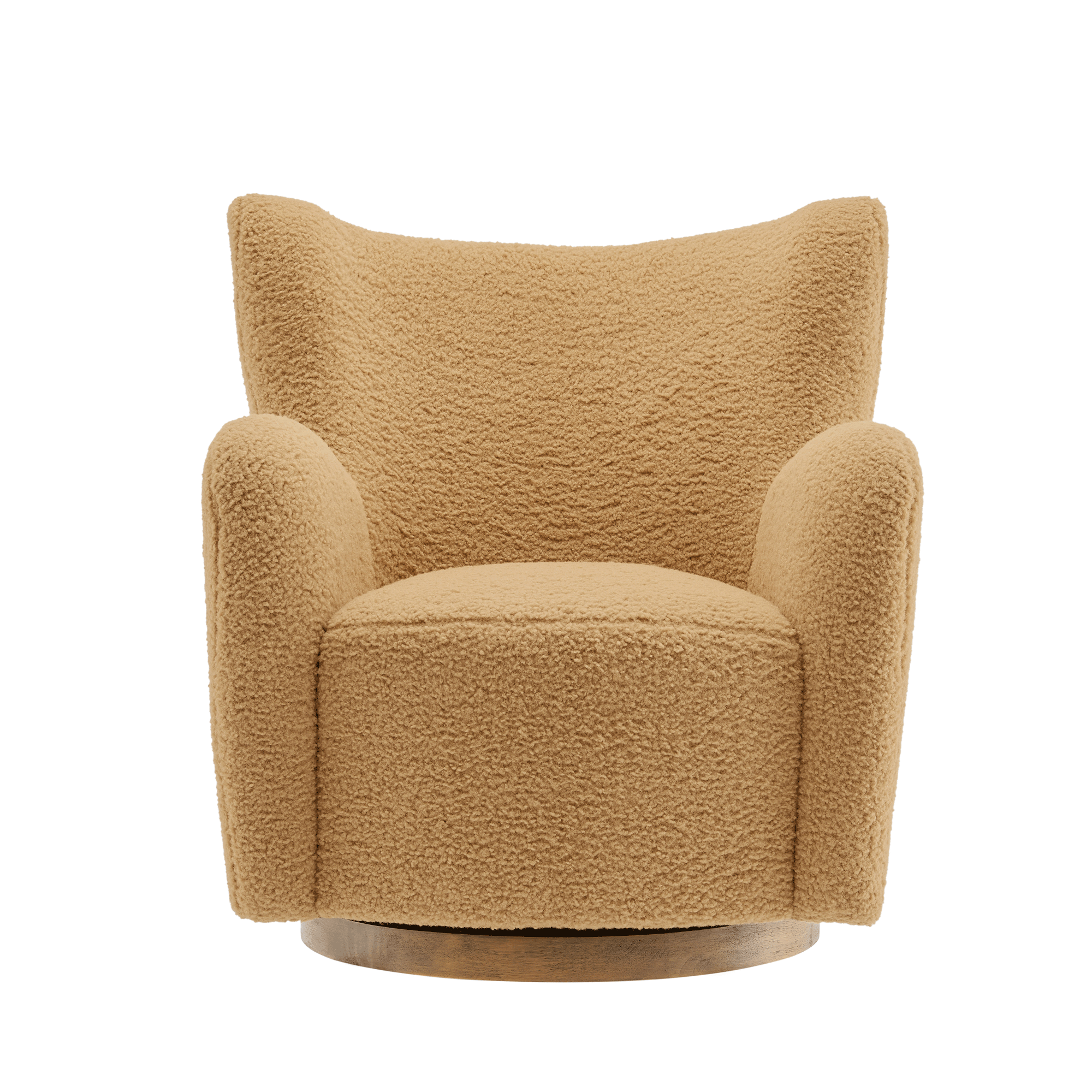 Montrose Wingback Sherpa Swivel Accent Chair by Modway