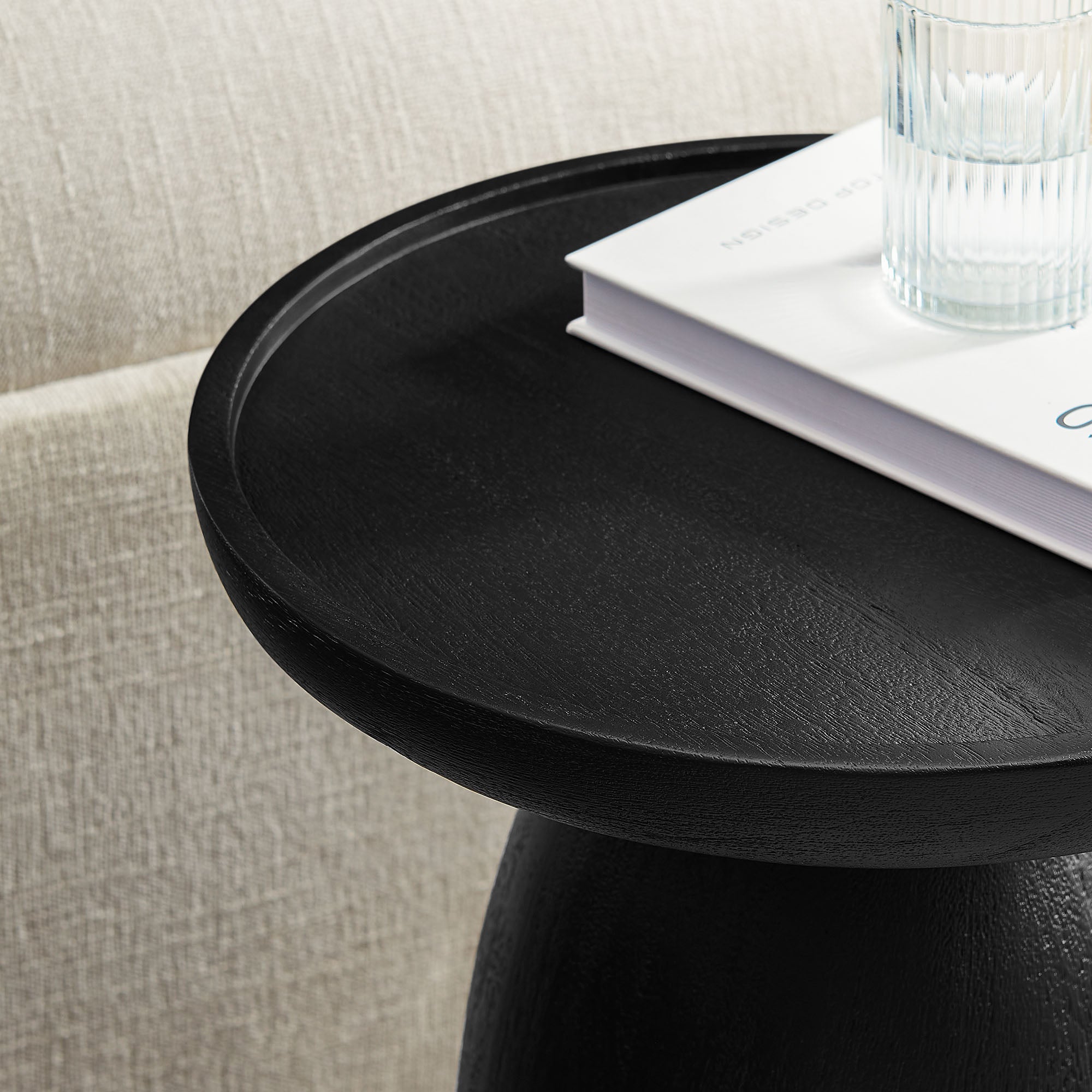 Holloway Round Wood Side Table by Modway