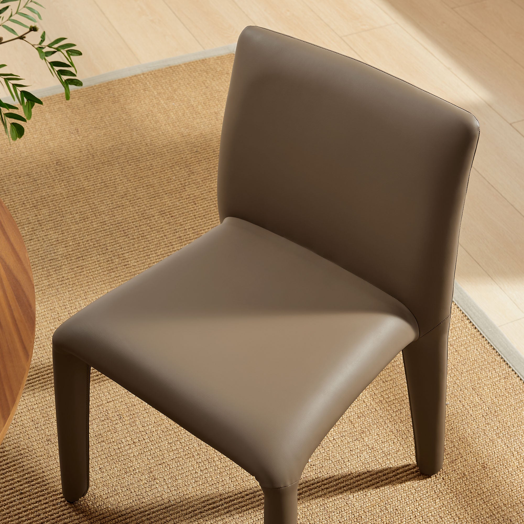 Rhodes Vegan Leather Upholstered Dining Chair by Modway