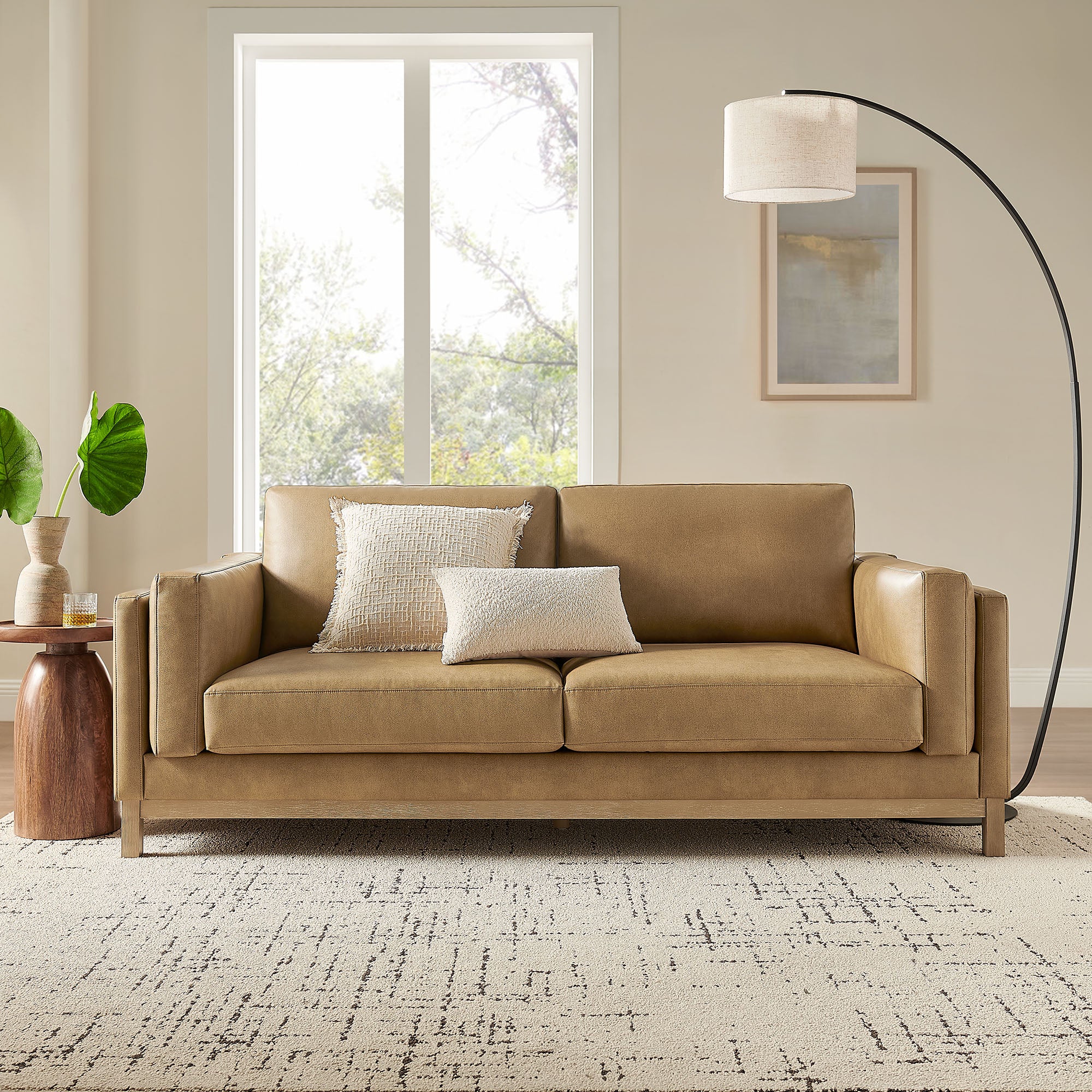 Roscoe 81 inch Vegan Leather Sofa by Modway