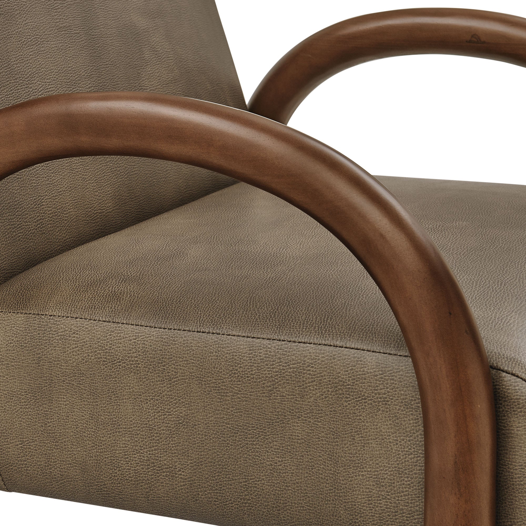 Lunet Faux Leather Upholstered Accent Chair by Modway