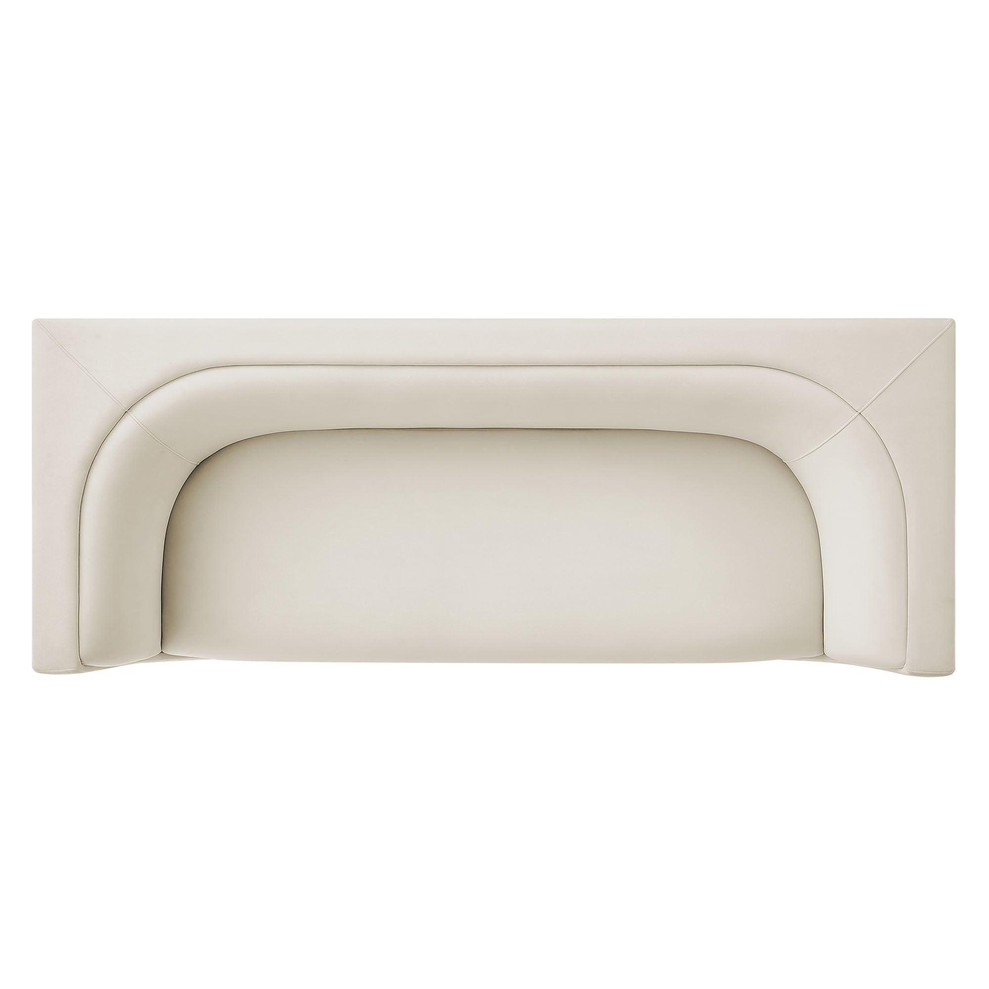 Hilda 86" Curved Back Performance Velvet Sofa by Modway
