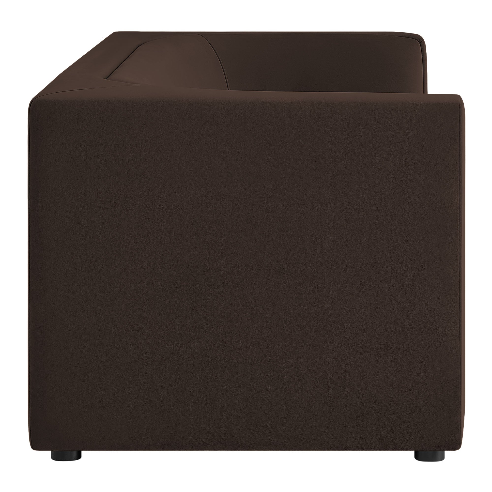 Hilda 86" Curved Back Performance Velvet Sofa by Modway