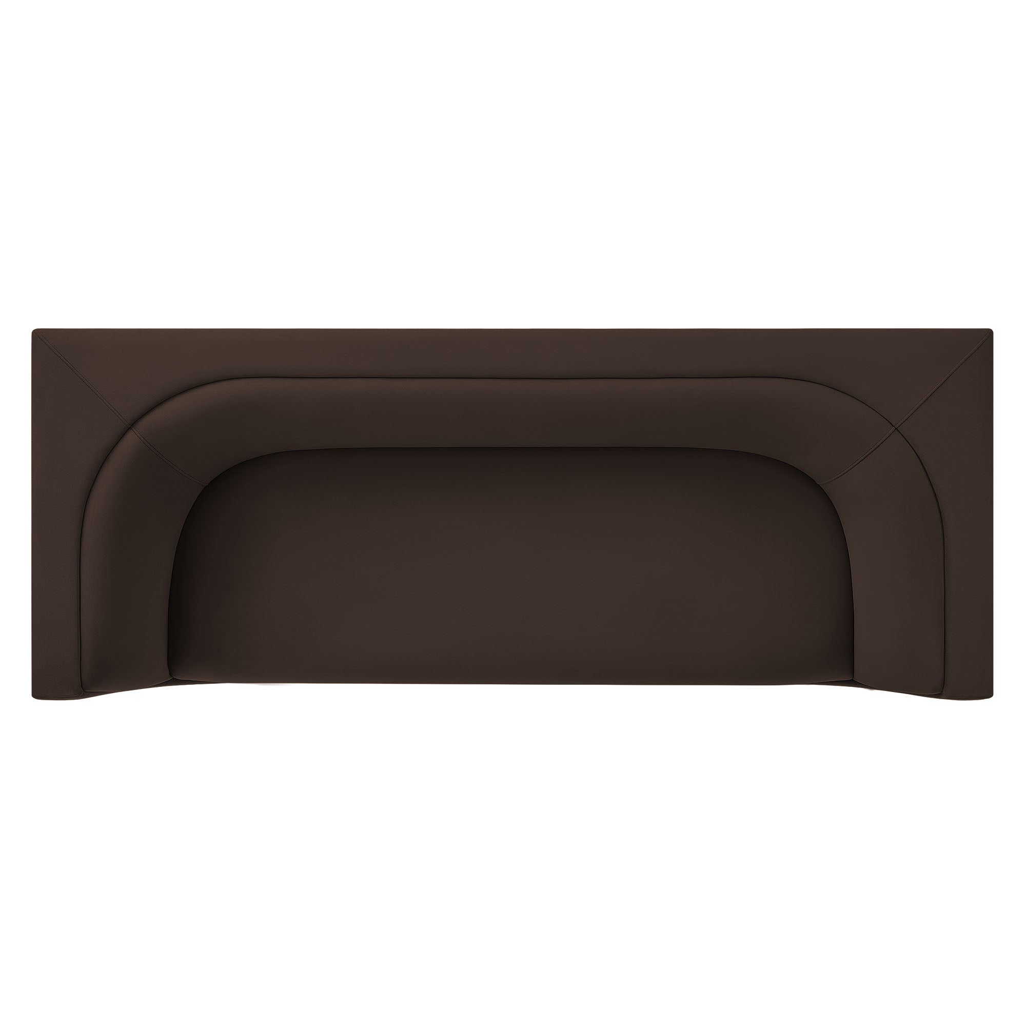 Hilda 86" Curved Back Performance Velvet Sofa by Modway