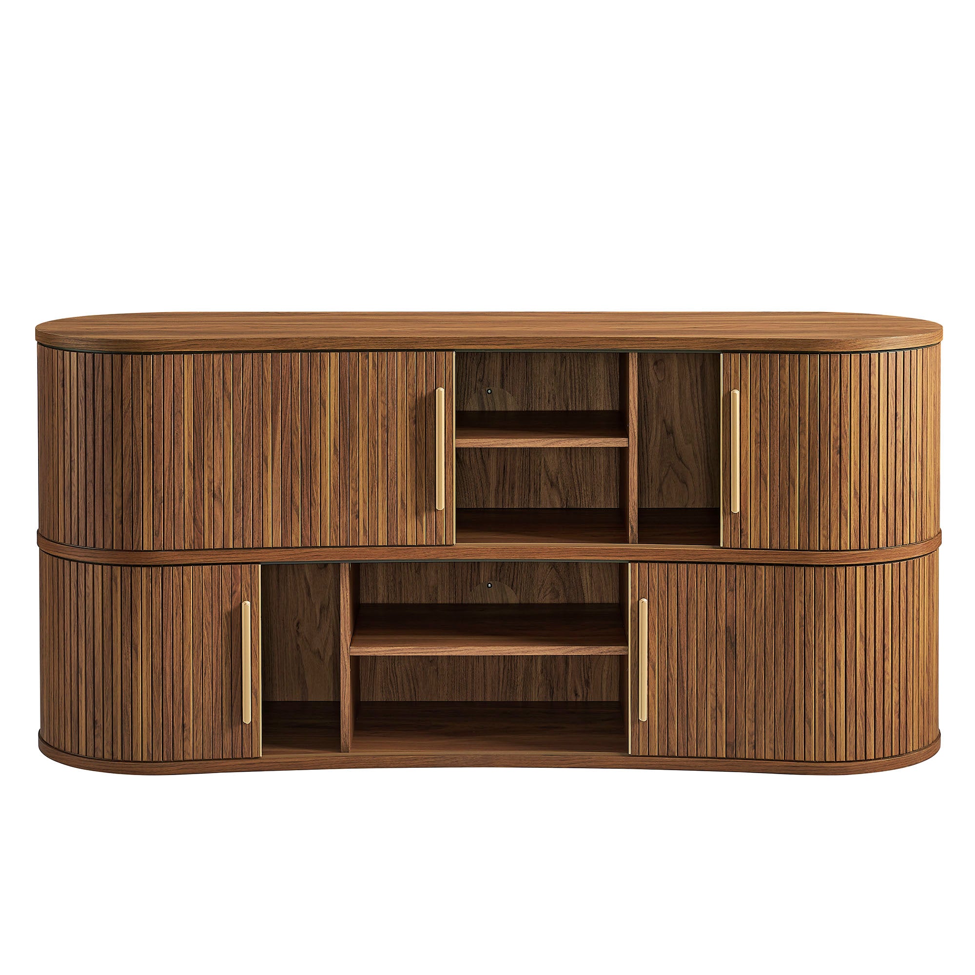 Radcliffe 63" Curved Fluted Sideboard Buffet Cabinet by Modway