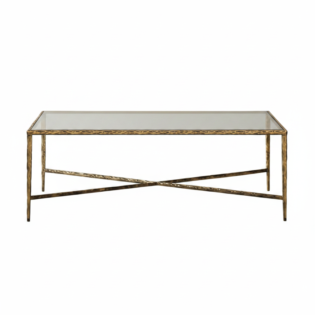 Terva Coffee Table - Matte Gold