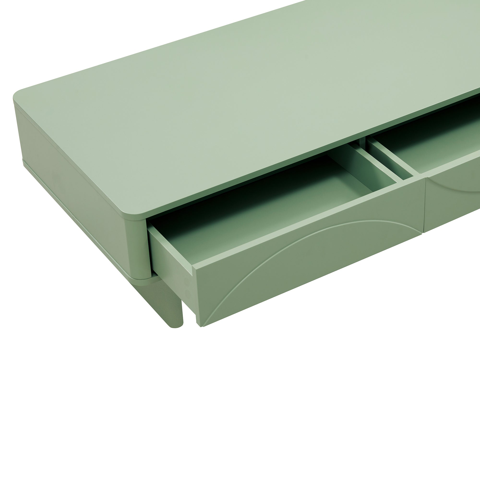 Ella 47.2" Sage Green Coffee Table | Modern Minimalist Living Room Centerpiece | MidinMod