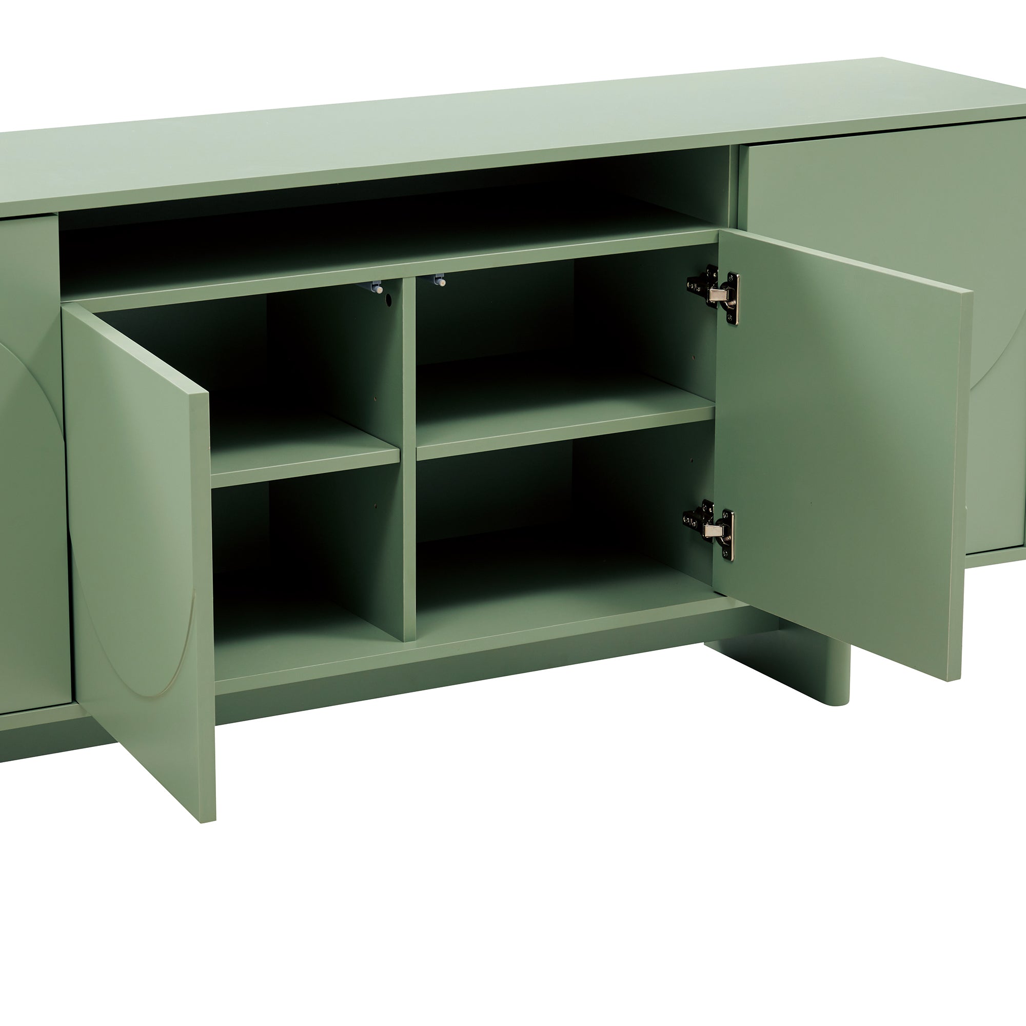 Ella 71" Sage Green Sideboard | Modern Wood Buffet & Storage Cabinet | MidinMod