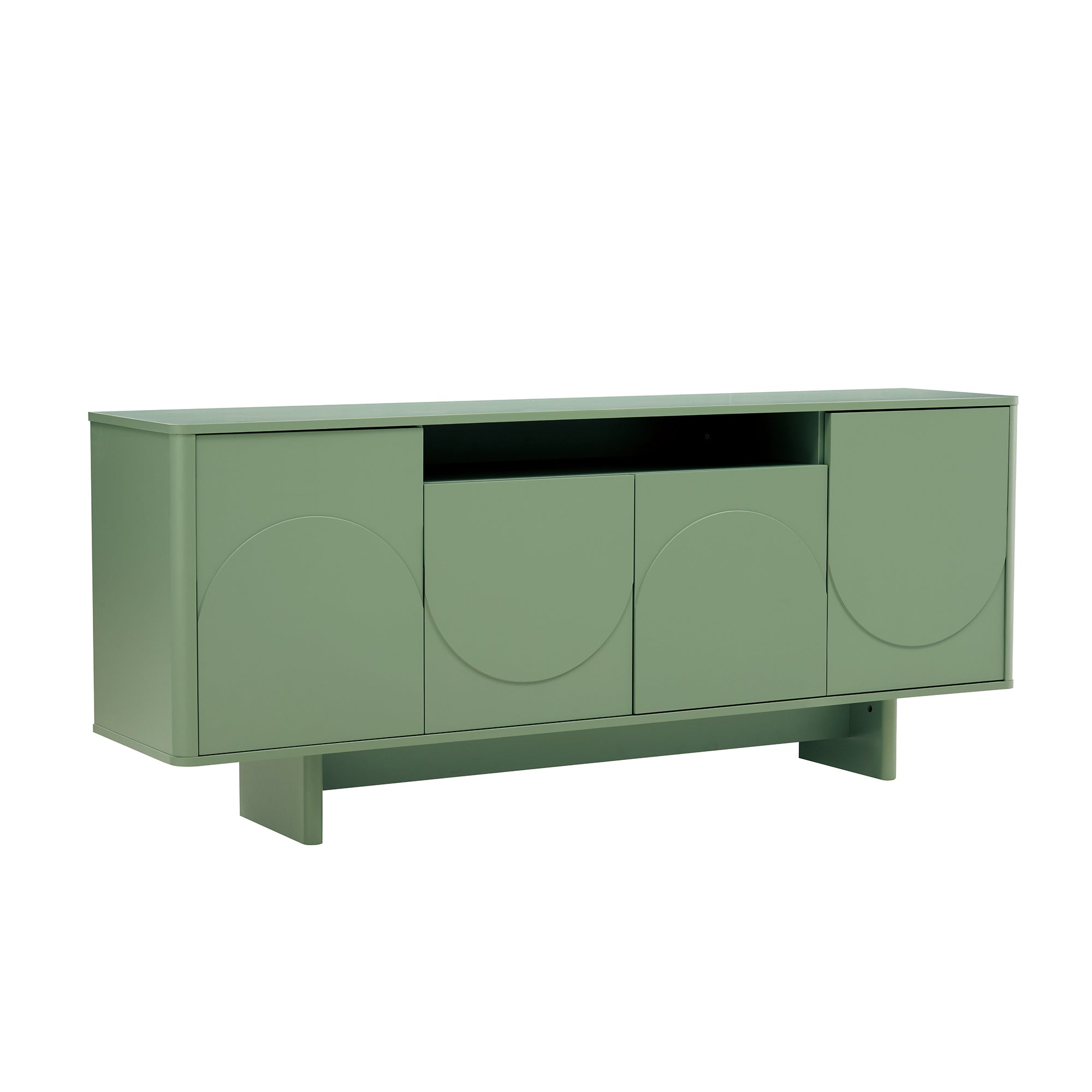 Ella 71" Sage Green Sideboard | Modern Wood Buffet & Storage Cabinet | MidinMod