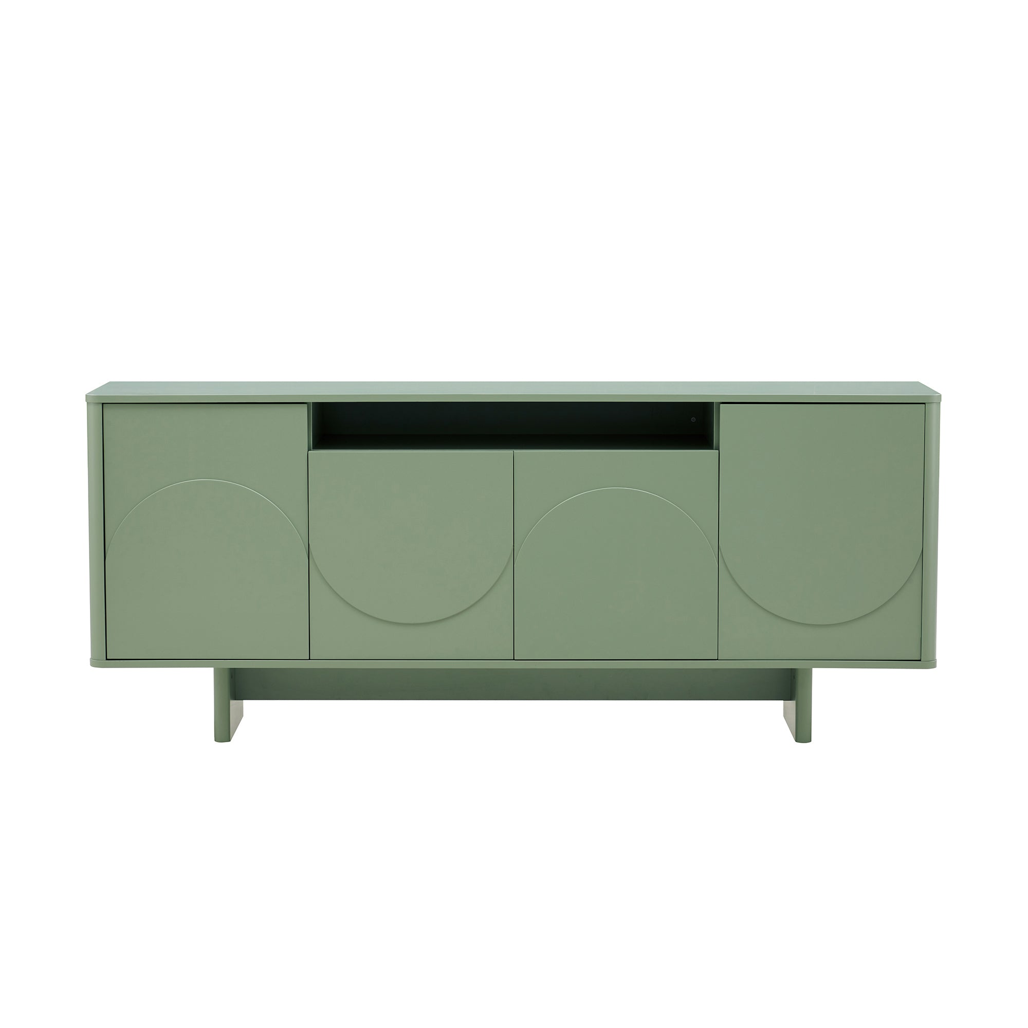 Ella 71" Sage Green Sideboard | Modern Wood Buffet & Storage Cabinet | MidinMod