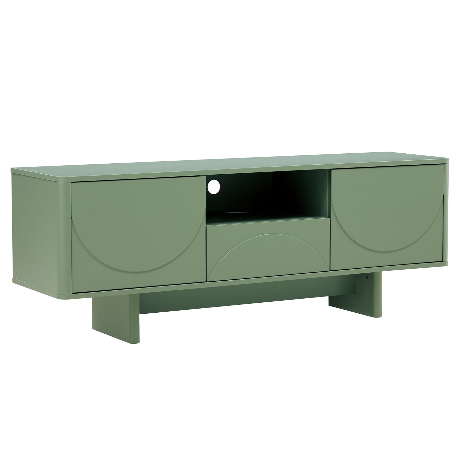 Ella 59-Inch Sage Green TV Stand | Sleek Modern Media Console | MidinMod