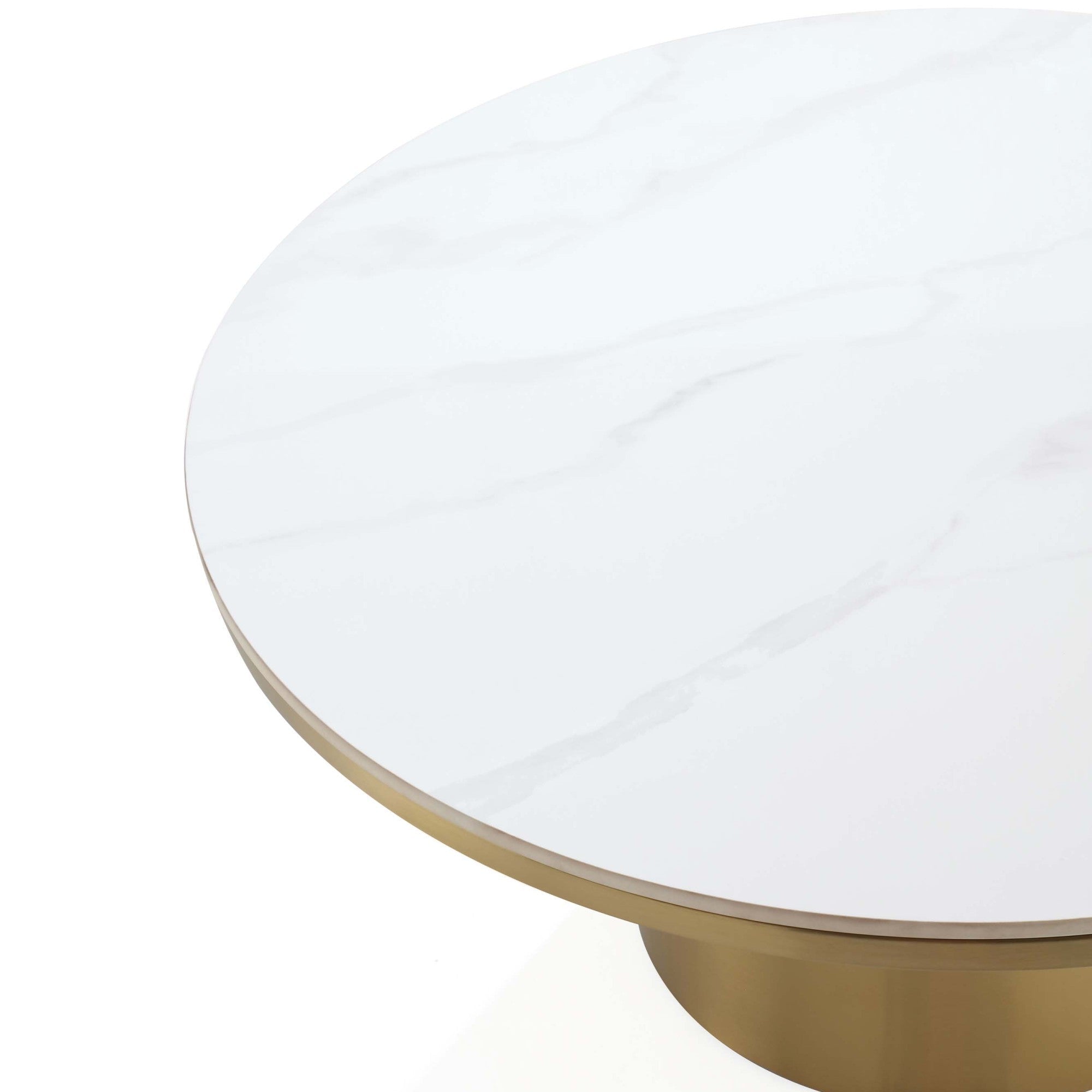 Glenn Modern Gold Coffe Table | Sleek Contemporary Center Table | MidinMod