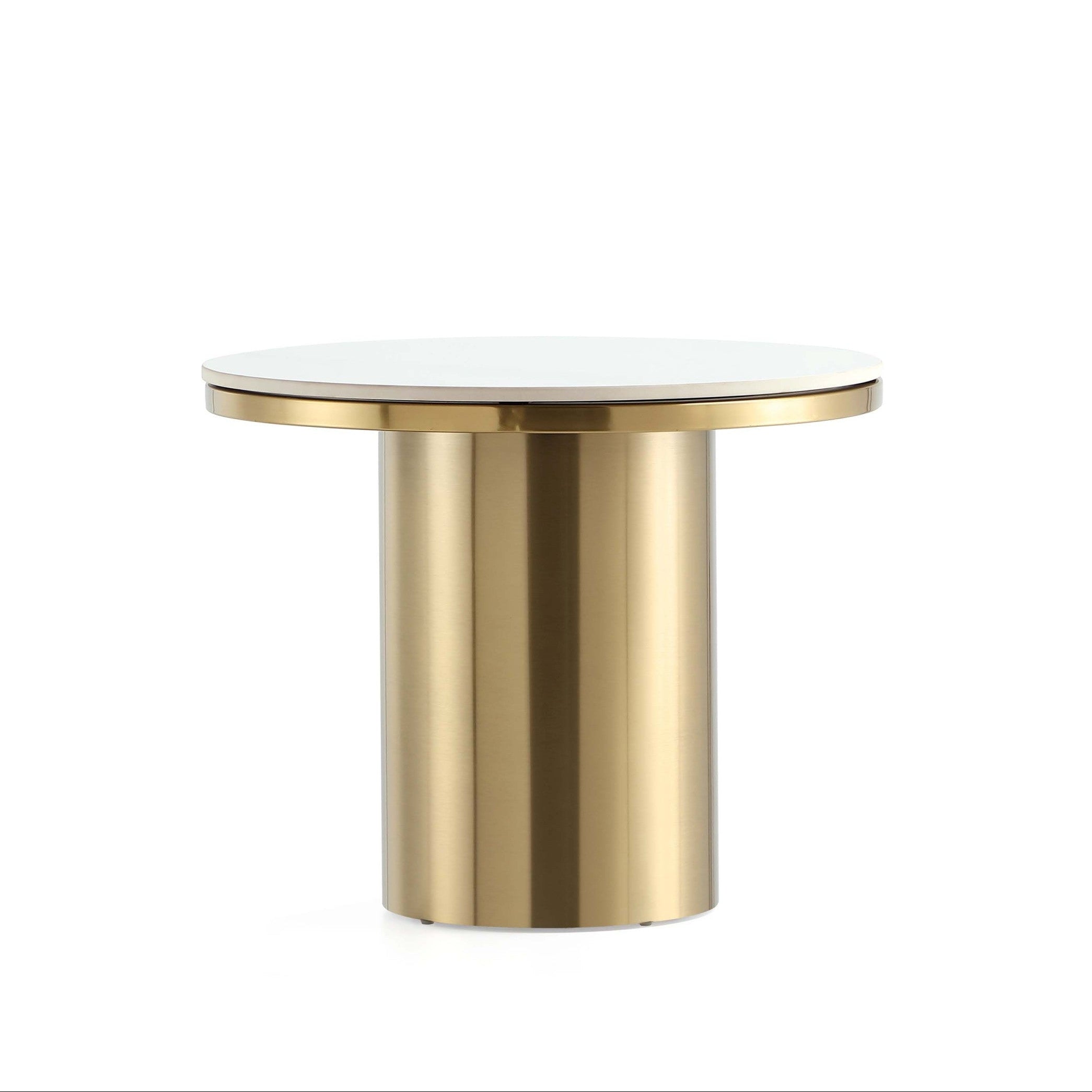 Glenn Modern Gold End Table | Sleek Contemporary Side Table | MidinMod
