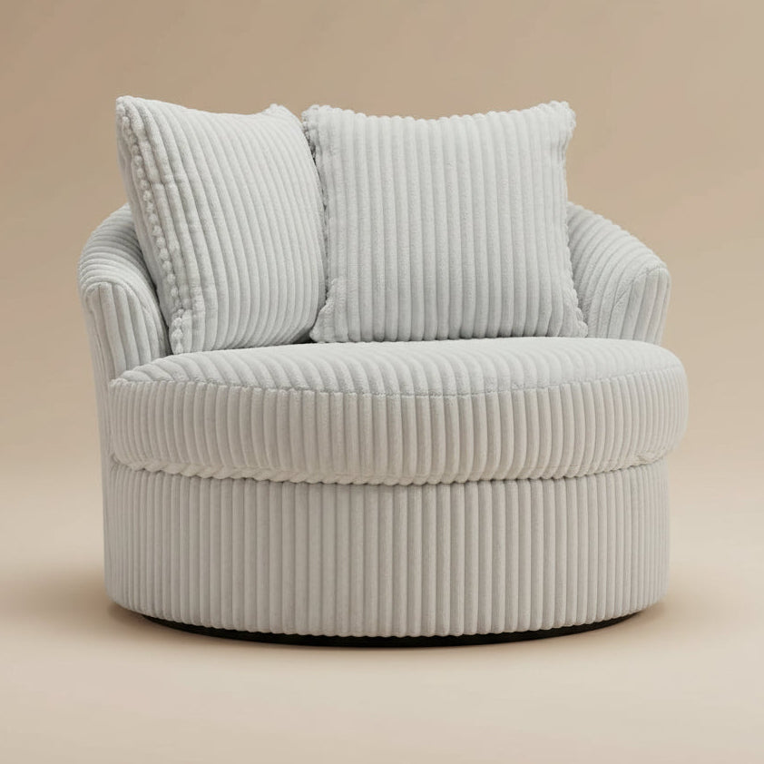 Gramwell Swivel Accent Chair - Alloy