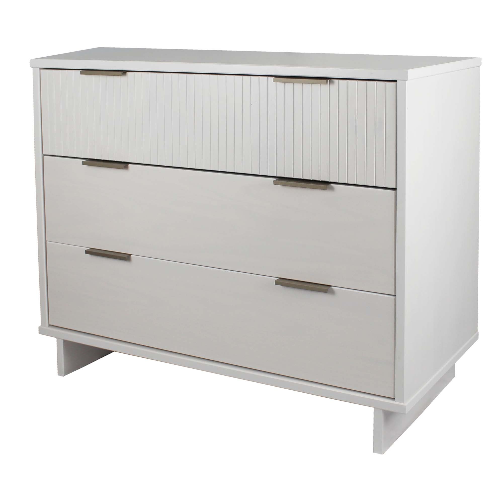 Granville 38" White Standard Dresser | Modern Solid Wood Bedroom Chest | MidinMod