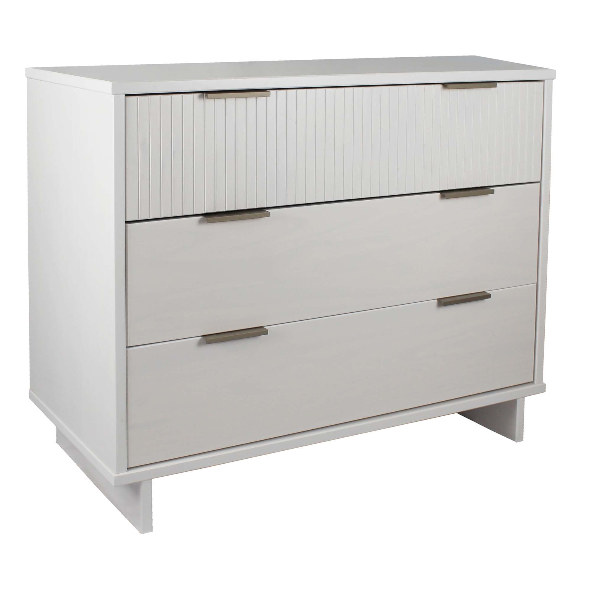 Granville 38" White Standard Dresser | Modern Solid Wood Bedroom Chest | MidinMod