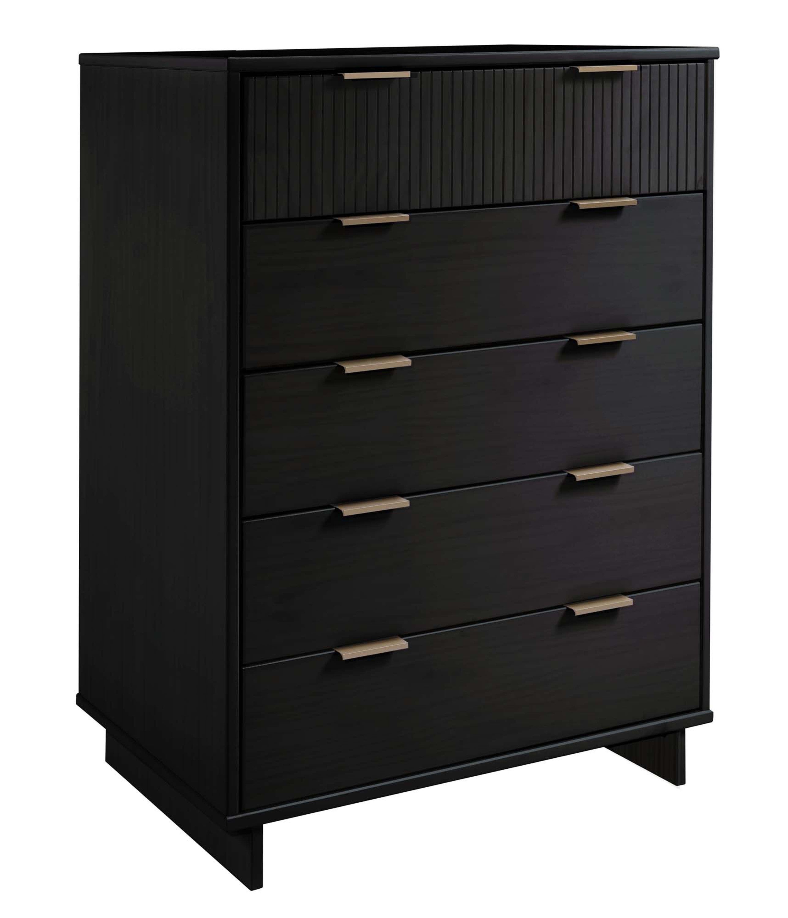 black wood tall dresser Granville 45