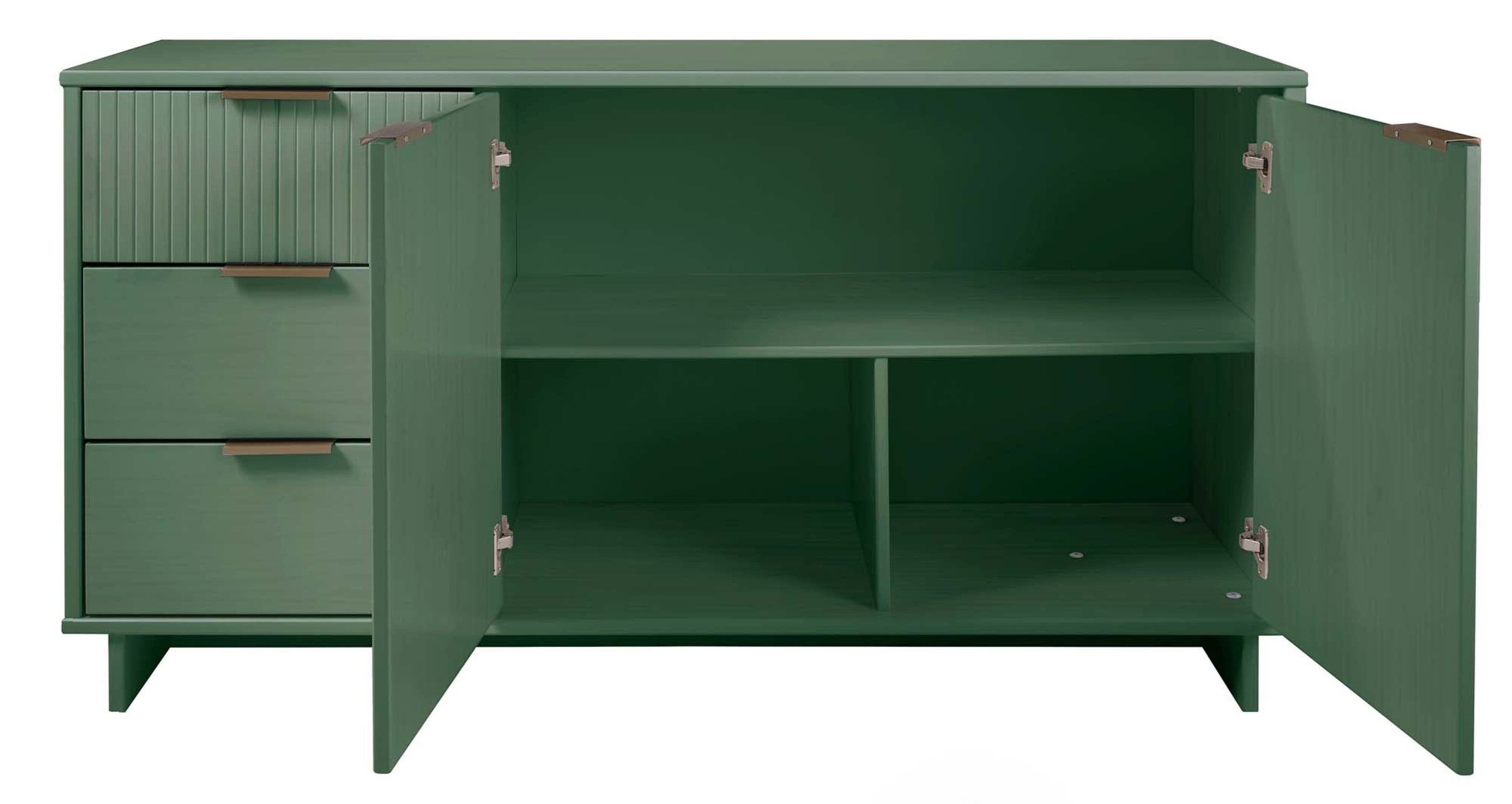Granville 55" Sage Green Sideboard | Modern Solid Wood Buffet & Storage Cabinet | MidinMod