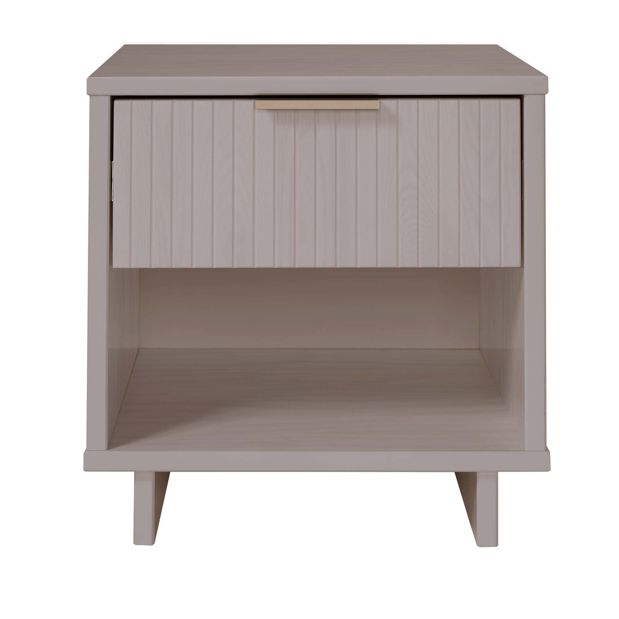 Granville 1.0 Light Grey Nightstand | Modern Solid Wood Bedside Table | MidinMod