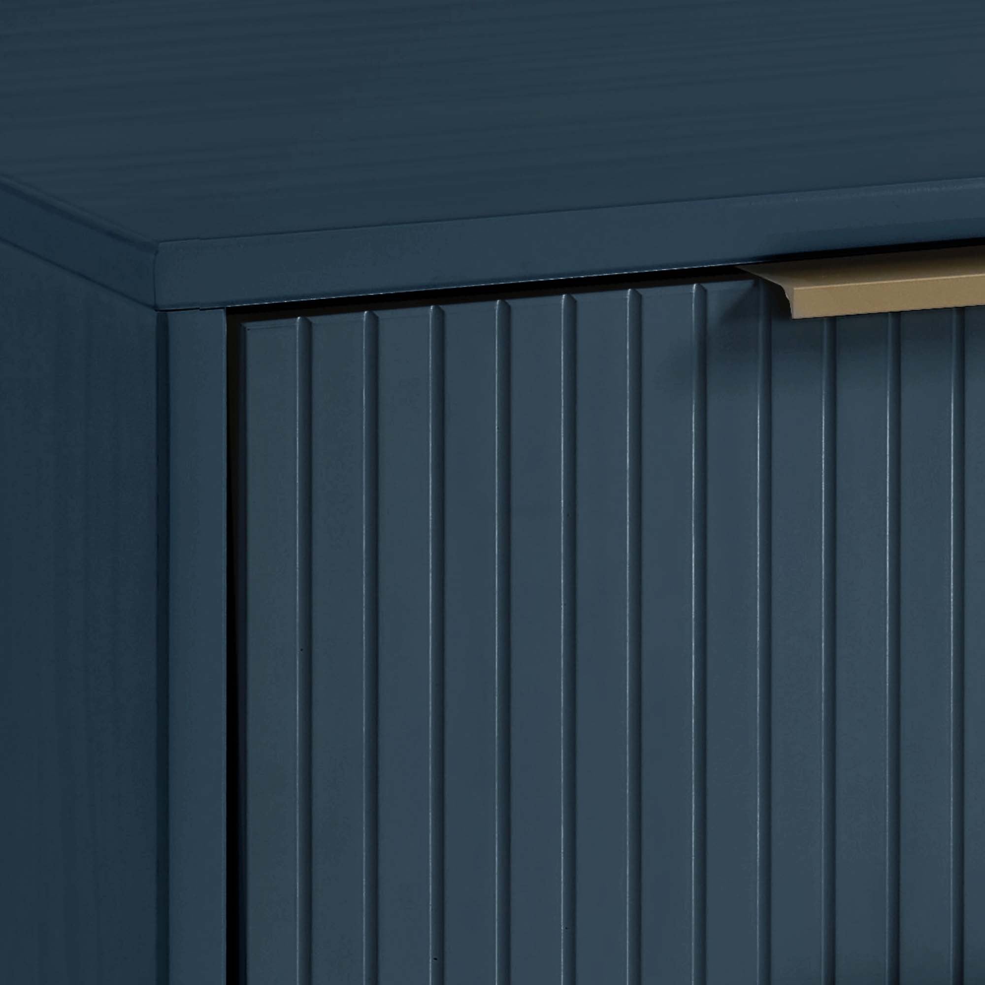 Granville 1.0 Midnight Blue Nightstand | Modern Solid Wood Bedside Table | MidinMod
