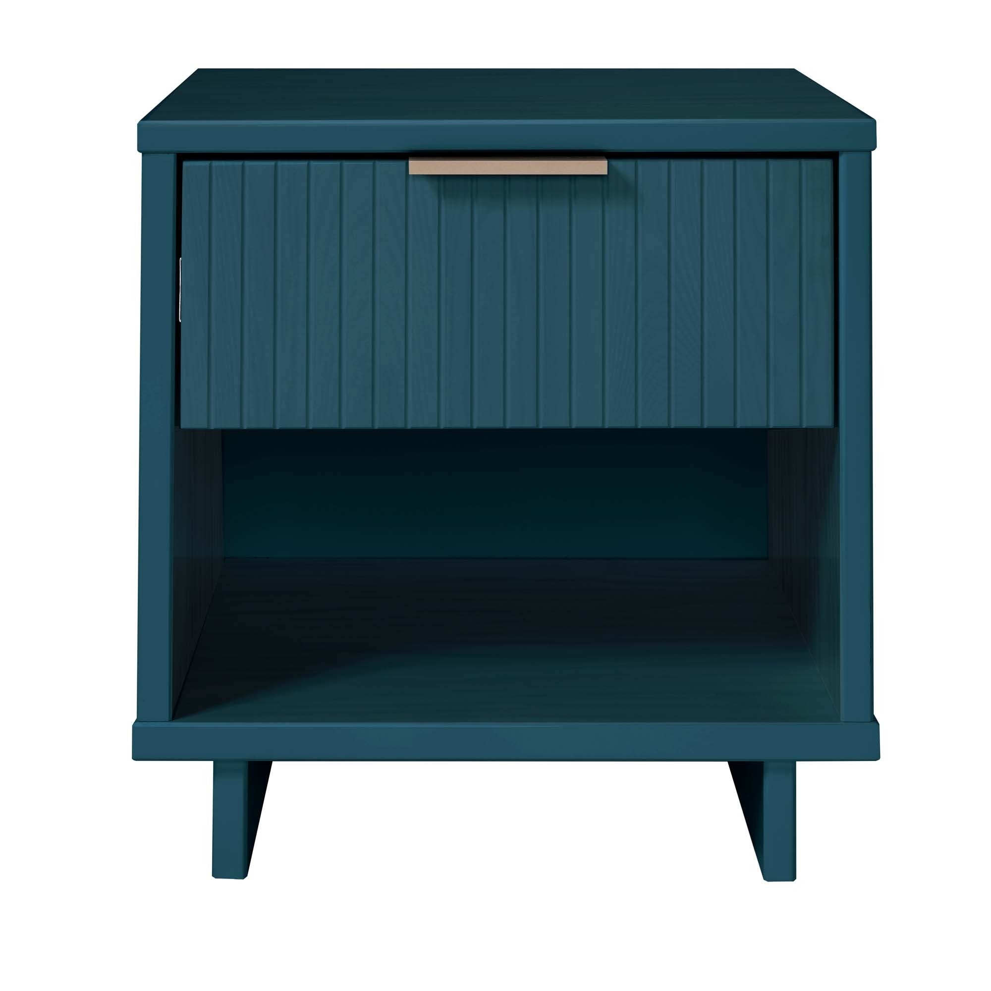 Granville 1.0 Midnight Blue Nightstand | Modern Solid Wood Bedside Table | MidinMod