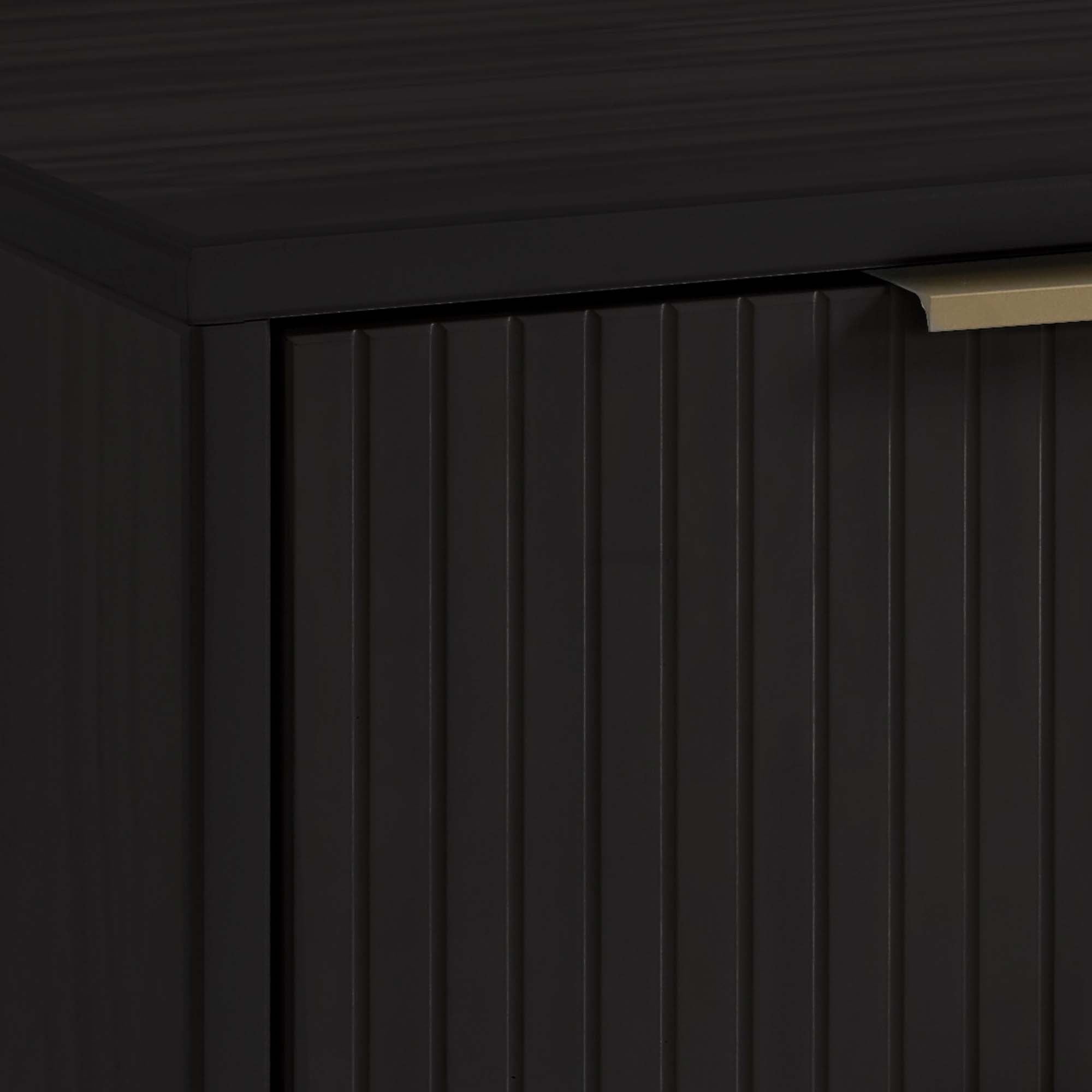 Granville Tall Narrow Black Dresser Granville Tall Narrow Black Dresser