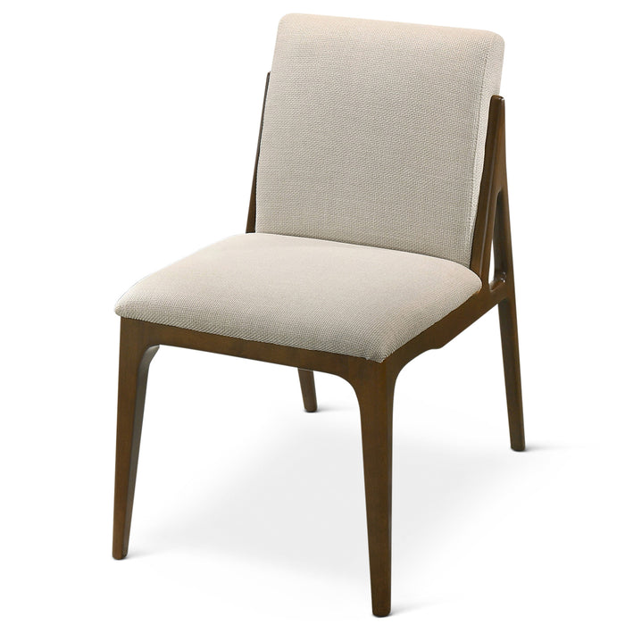 Griffin Cream Fabric Dining Chair - MidinMod Houston Tx Mid Century Furniture Store - Dining Chairs 1