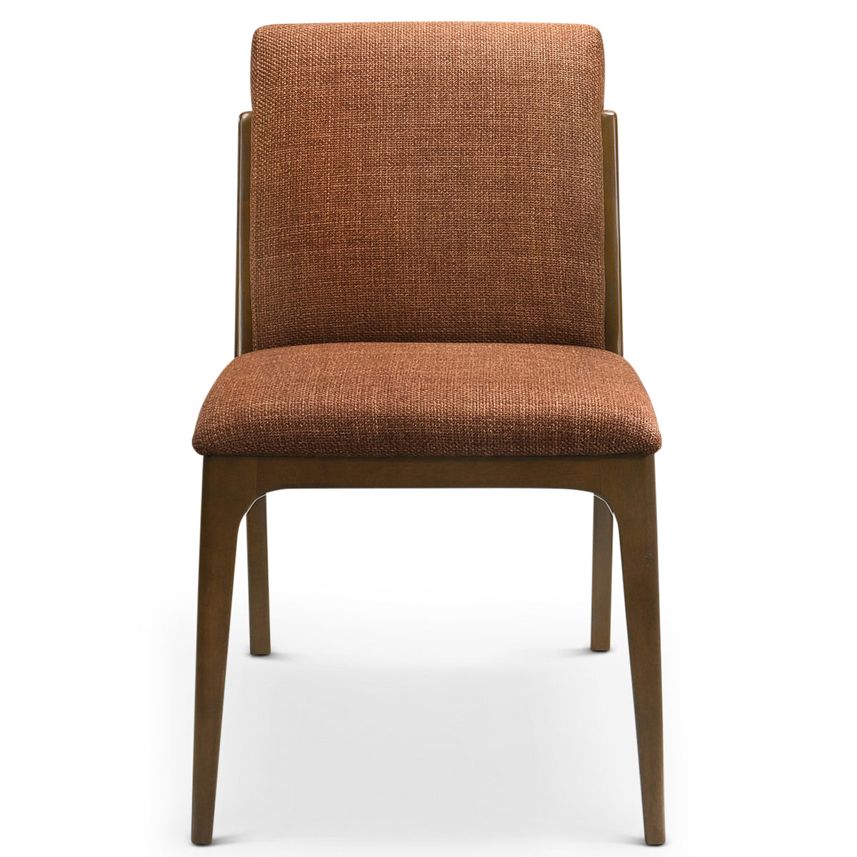 Griffin Orange Fabric Dining Chair - MidinMod Houston Tx Mid Century Furniture Store - Dining Chairs 8
