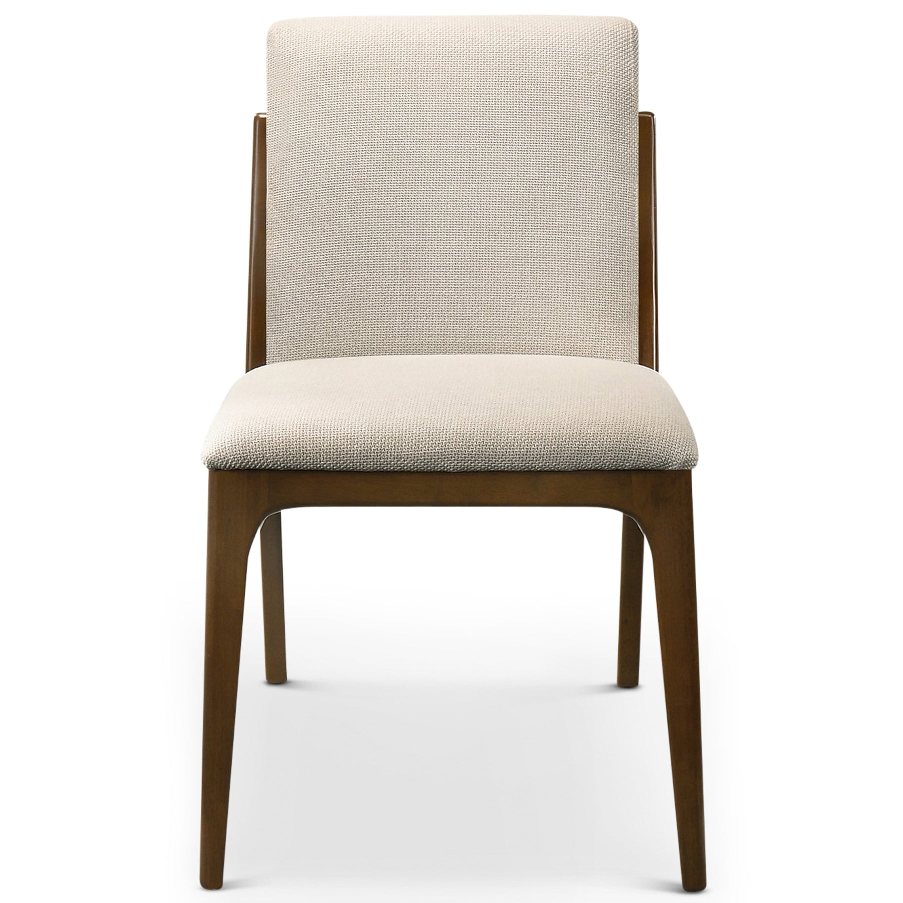 Griffin Cream Fabric Dining Chair Set of 2 - MidinMod