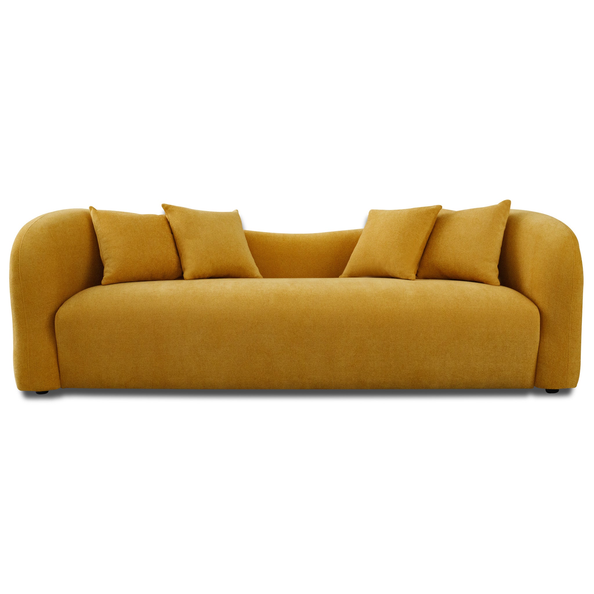 Hana Gold Boucle Sofa - MidinMod