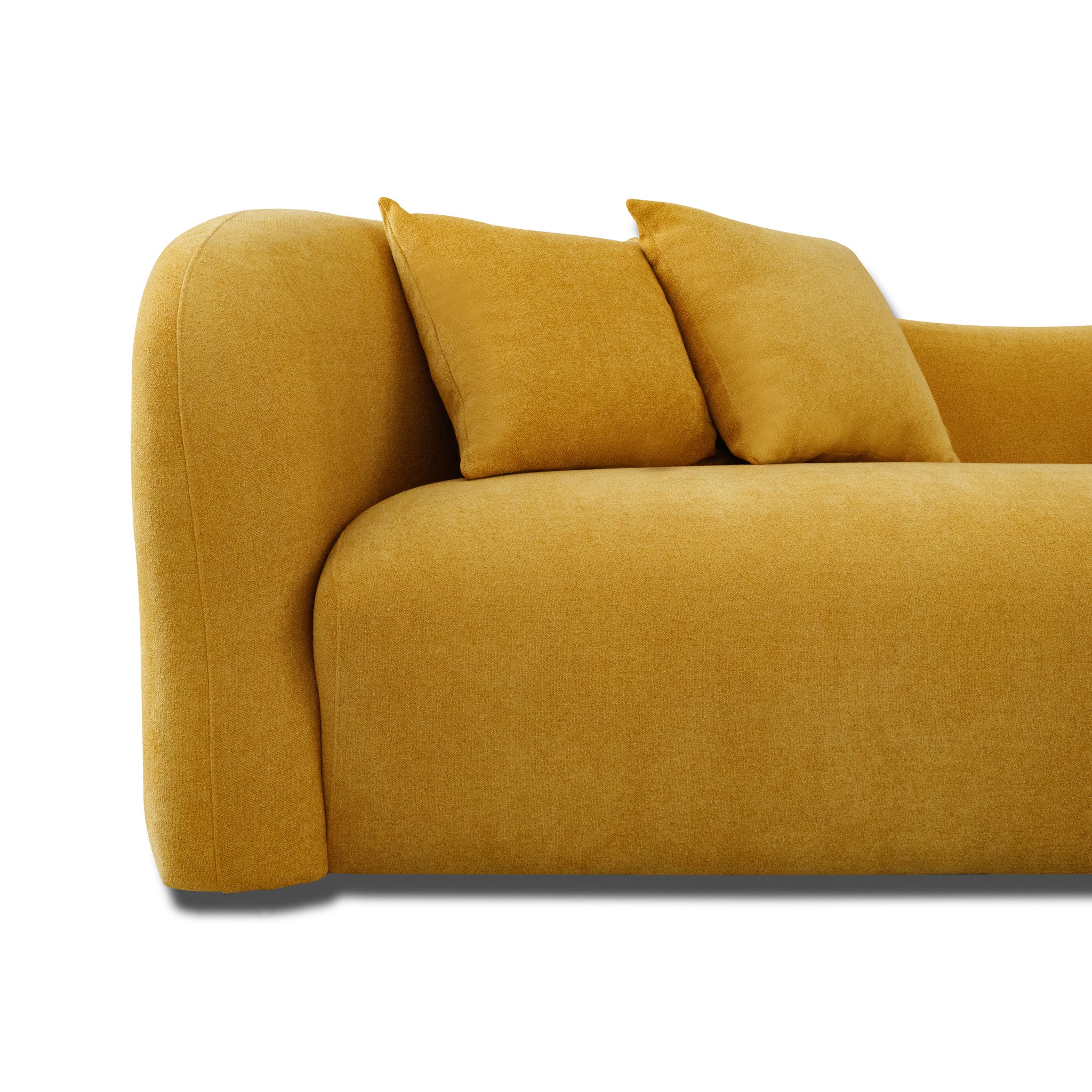 Hana Gold Boucle Sofa - MidinMod