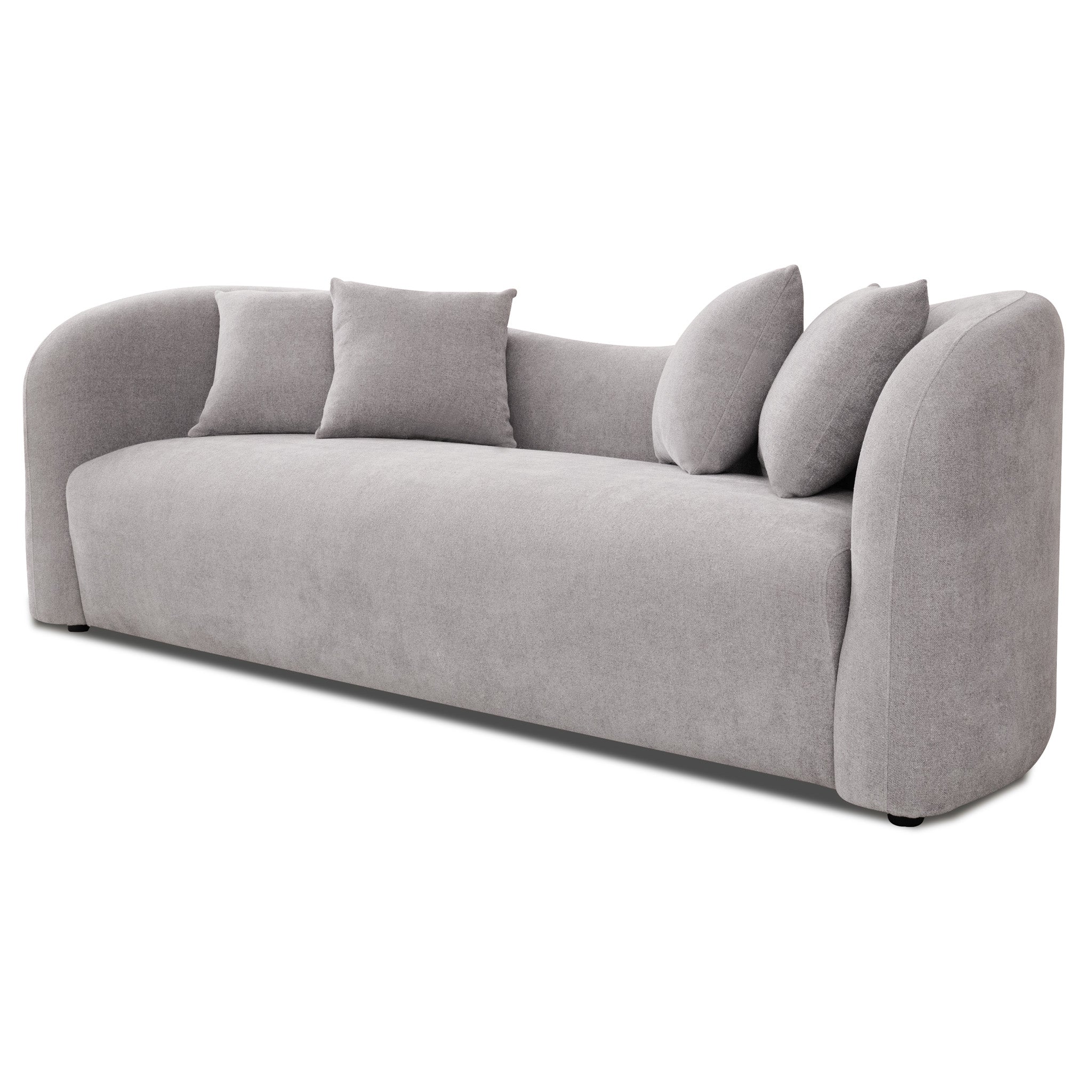 Hana Gray Boucle Sofa - MidinMod