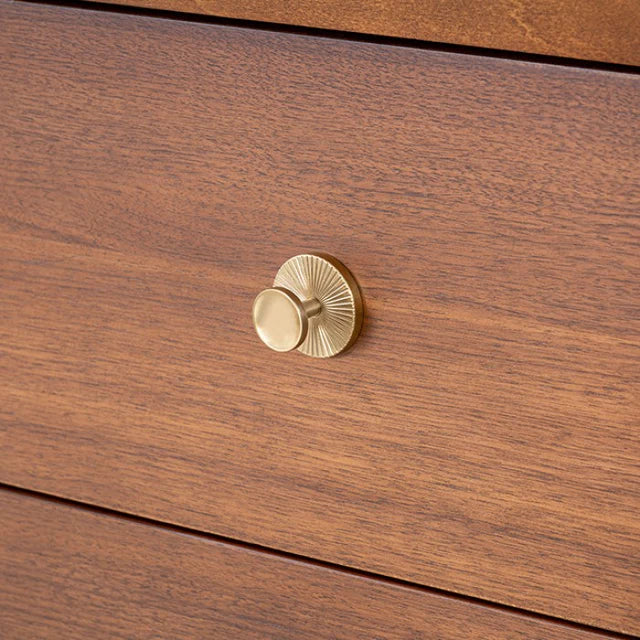 Hepburne Walnut Dresser | Mid-Century Modern Rubberwood Dresser | MidinMod