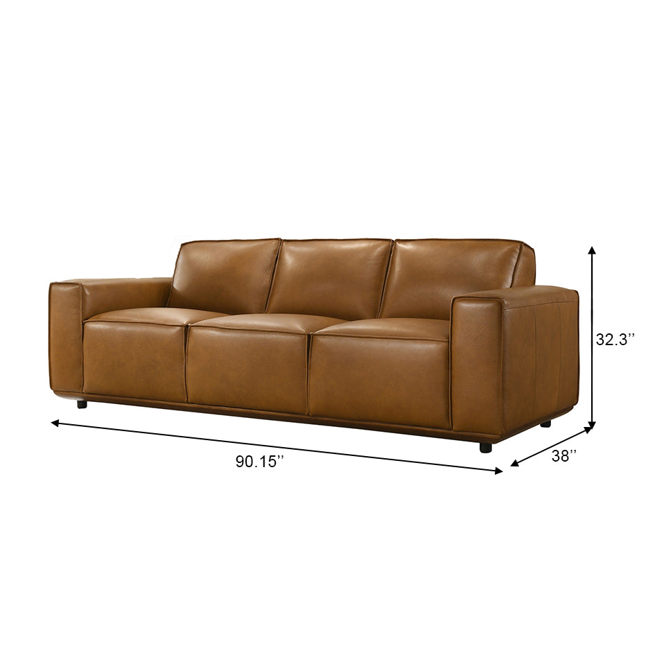 Huntington Genuine Leather Sofa