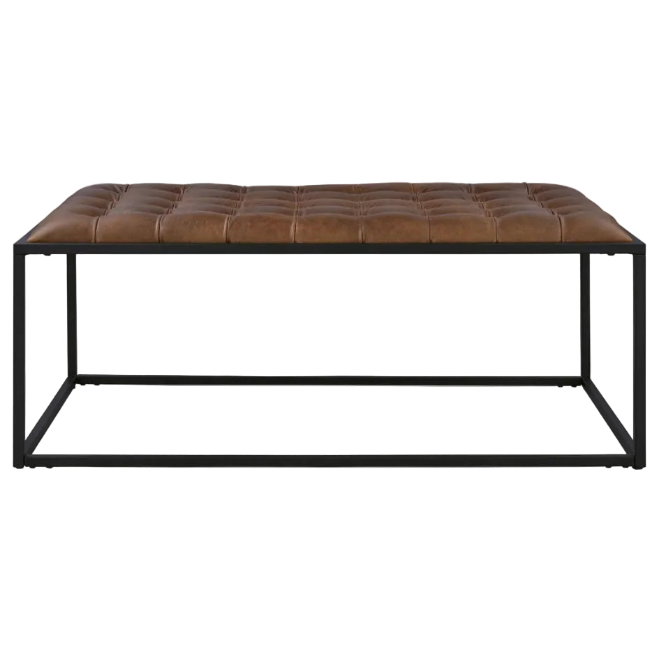 Junsor Cocktail Ottoman - Brown