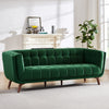 Kano Dark Green Velvet Large Sofa