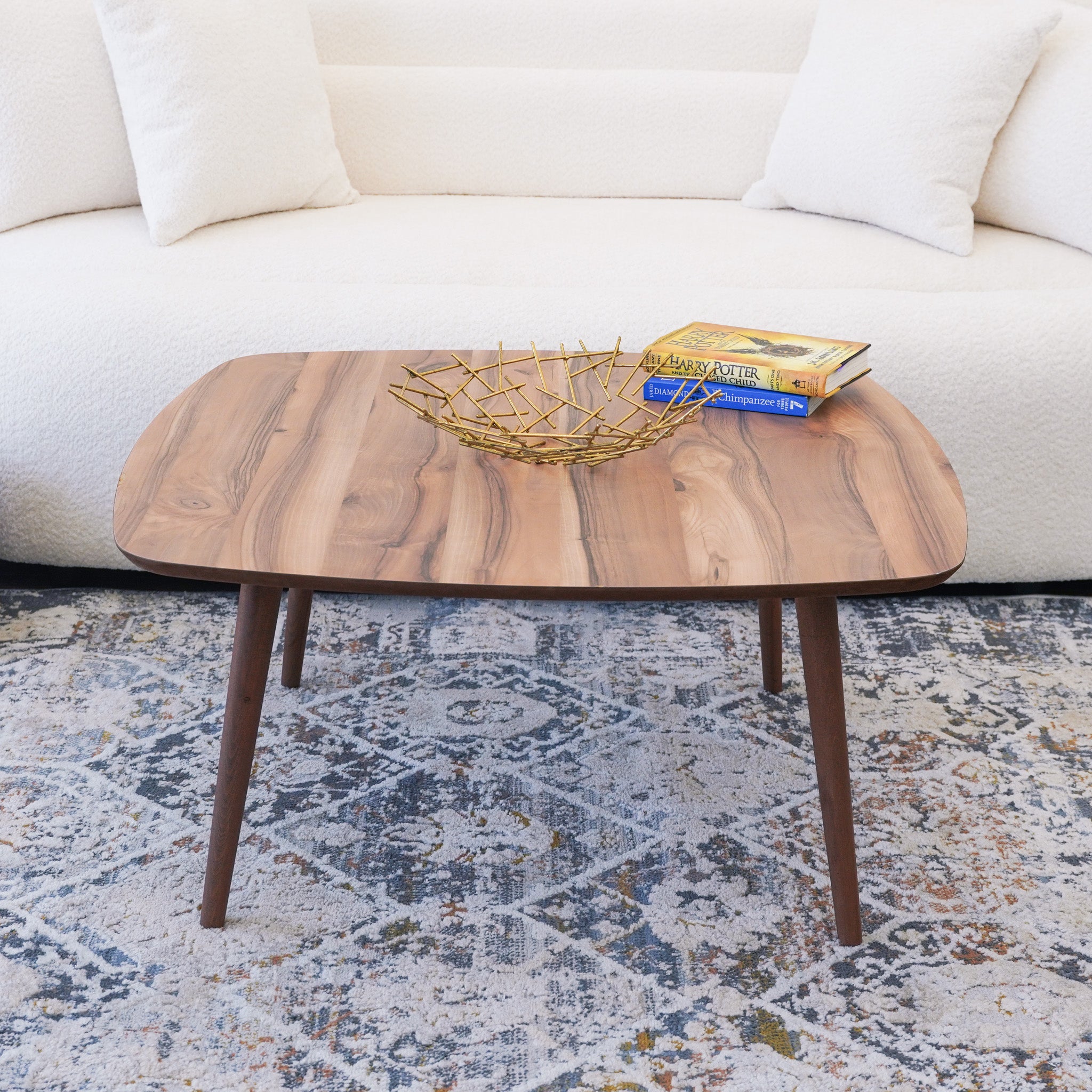 Kare Walnut Center Table - MidinMod