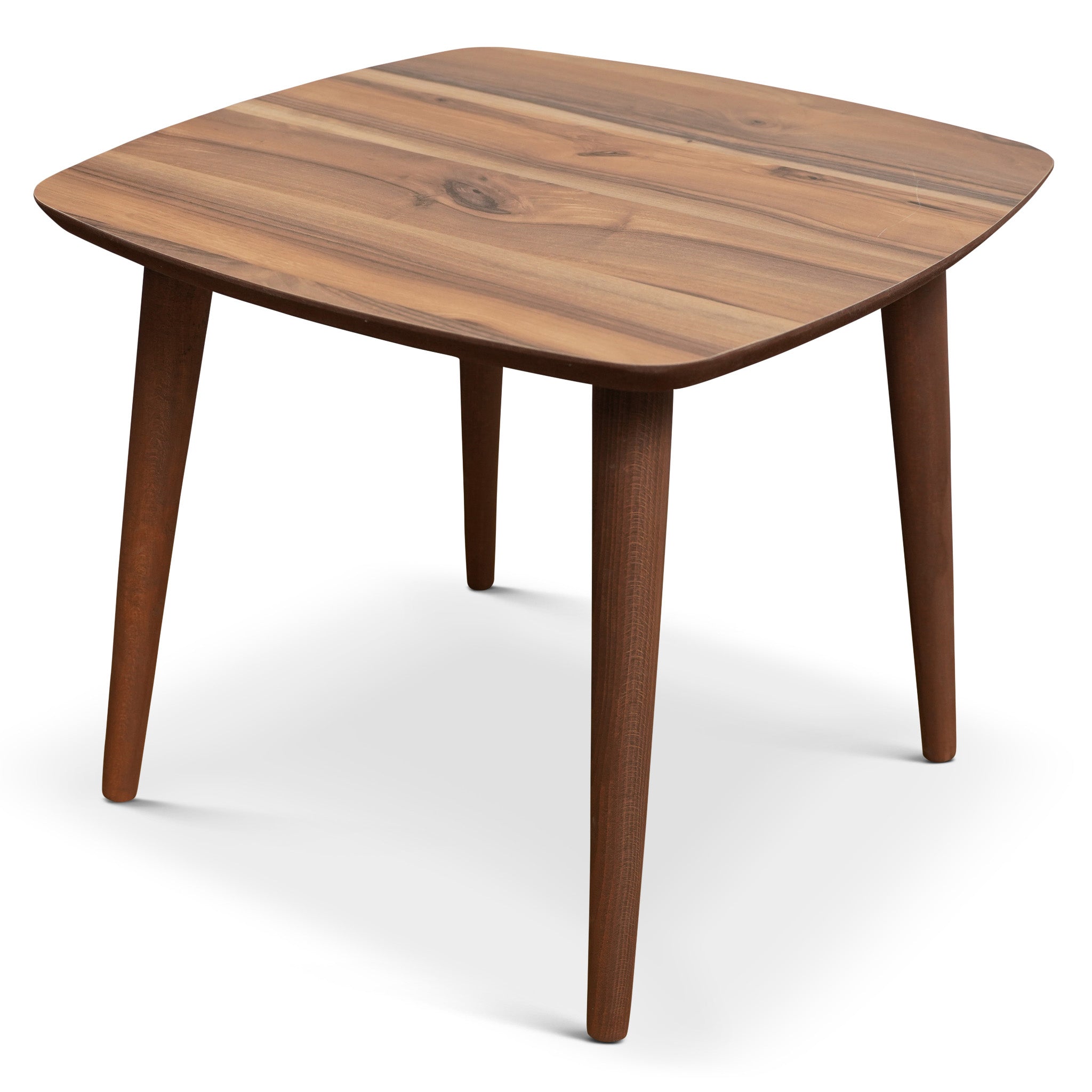 Kare Walnut End Table - MidinMod