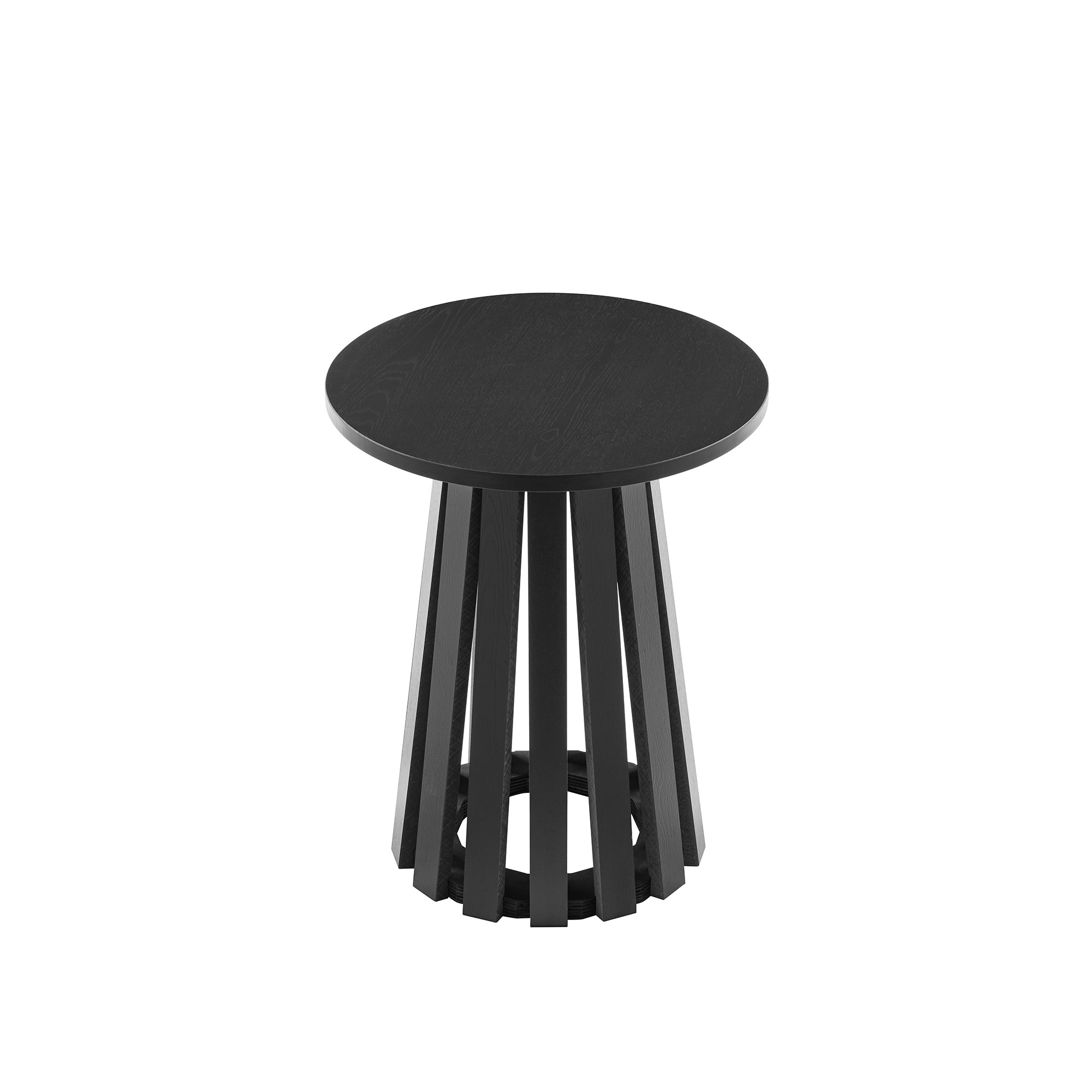 Layla Modern Black End Tables | Set of 2 | MidinMod