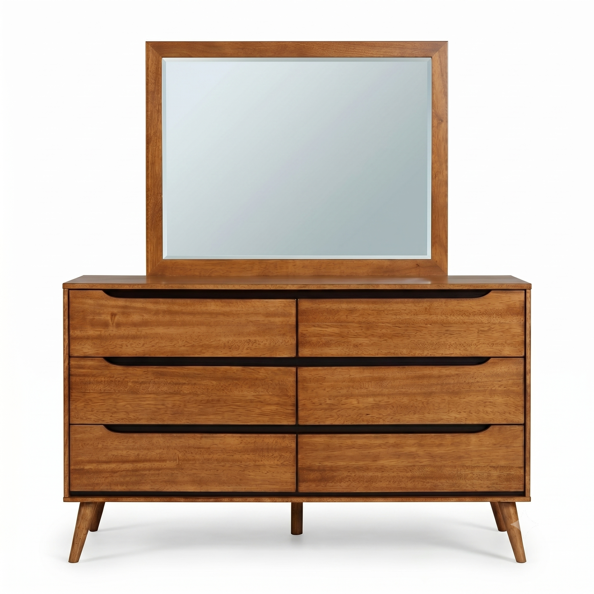 Lennart Oak Dresser | Mid-Century Modern Solid Wood Bedroom Dresser | MidinMod