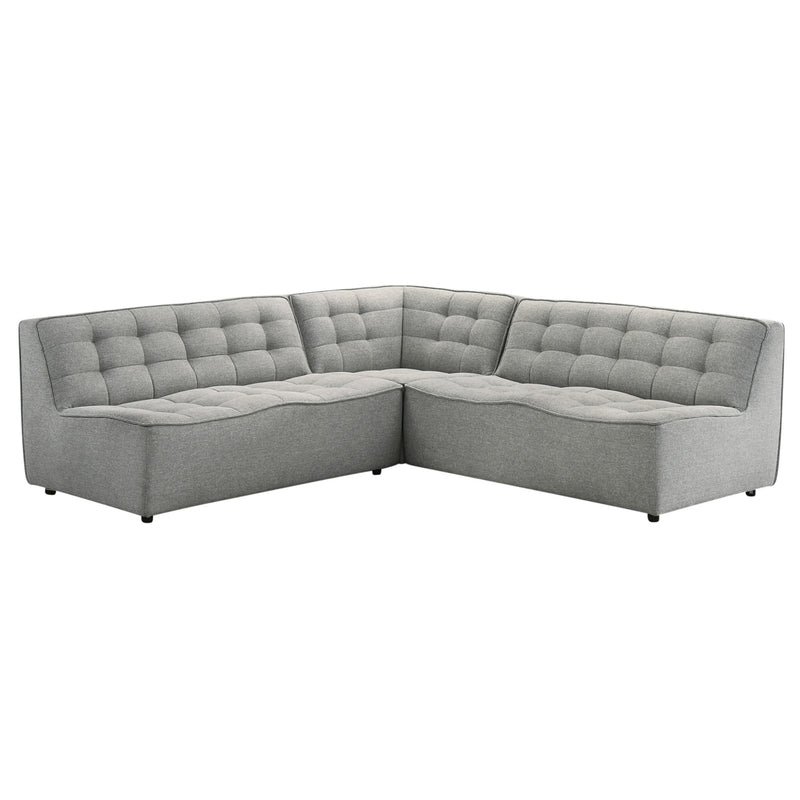 Linden Modular Corner Sofa (Light Gray Linen)