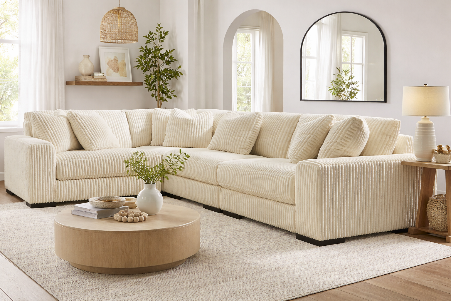 Lindyn 4-Piece Sectional - Ivory