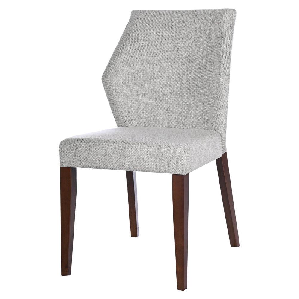 Lowe Light Grey Fabric Dining Chair Set Of 2 - MidinMod