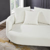 Lusia White Boucle Sectional Sofa Left - MidinMod Houston Tx Mid Century Furniture Store - Sofas 6