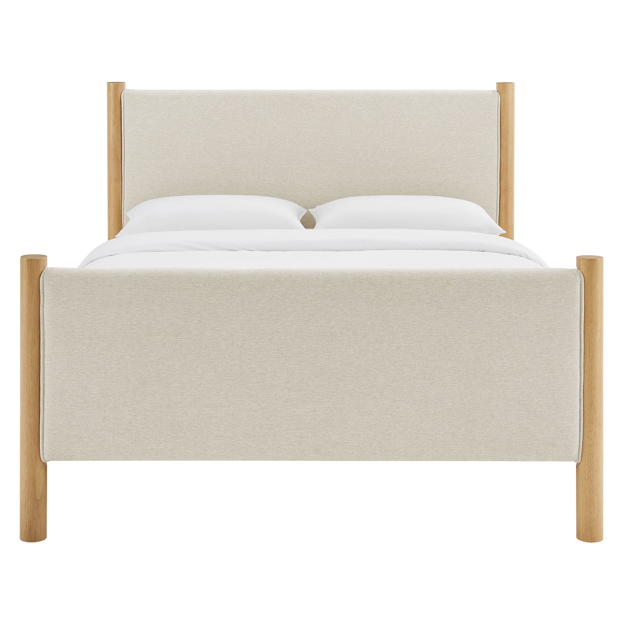 Maven Queen Size Fabric Upholstered Platform Bed by Modway