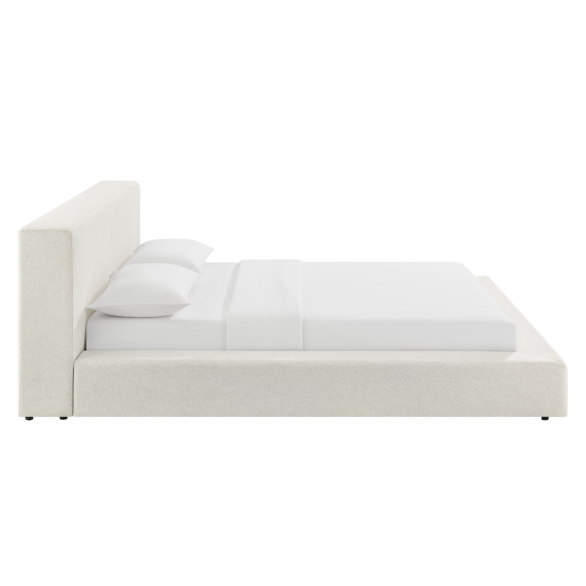 Luma Chenille Upholstered Queen Platform Bed Frame by Modway